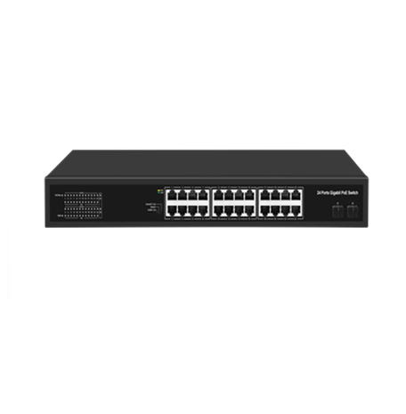 24-Ports Gigabit PoE Switch (KS-POE-G26F)