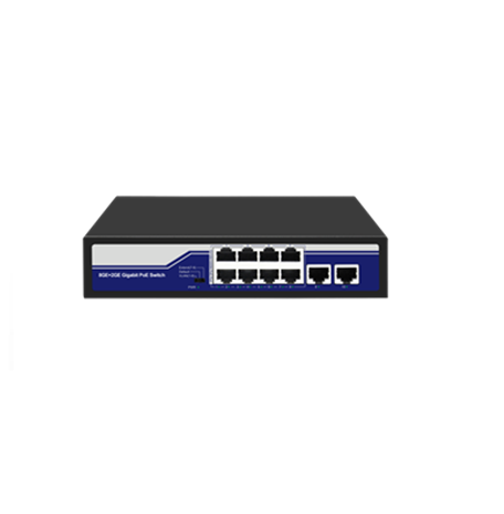 8-Ports Gigabit PoE Switch support VLAN Isolation (Model: KS-POE-G102E)